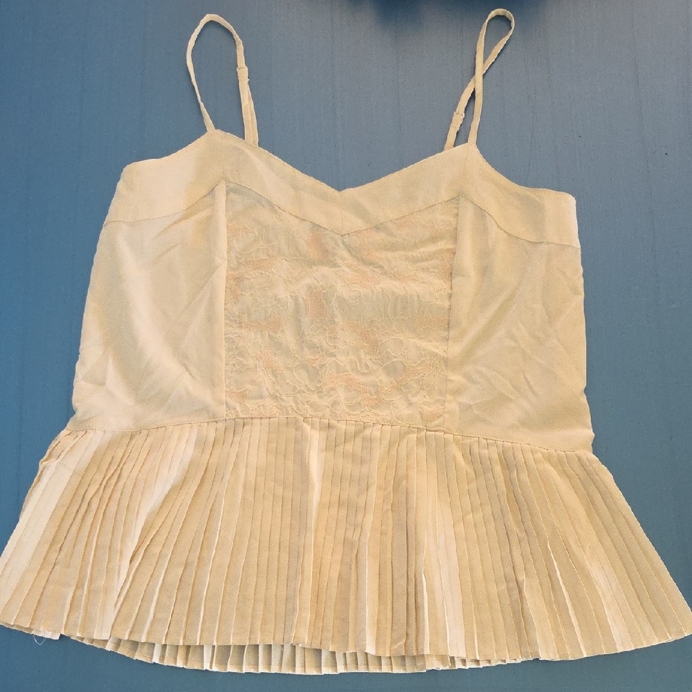 Elegant Cream Camisole Top